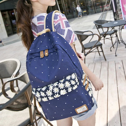 Not A Unicorn Canvas Whale Backpack