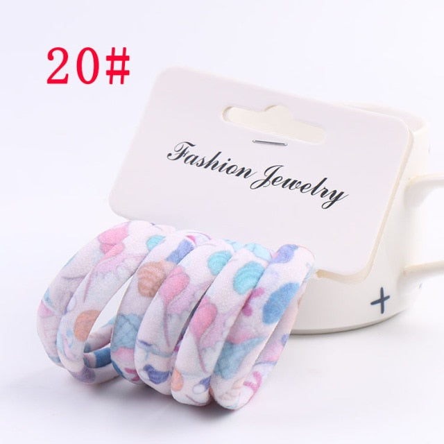 Elastic Hair Bands 6PCS/Set