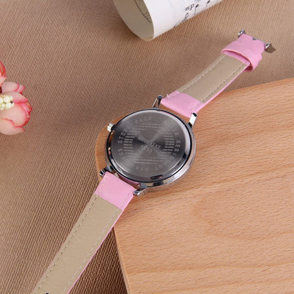 Pink Rhinestone Ladies Unicorn Watch