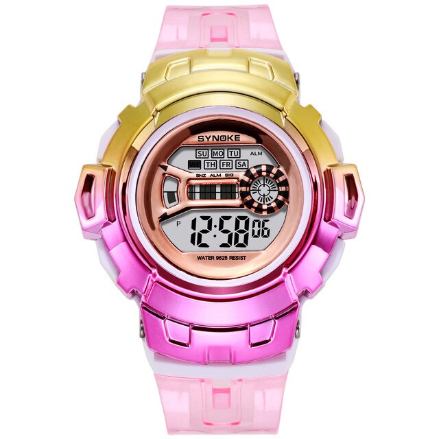Multicolor Digital Girl's Watch