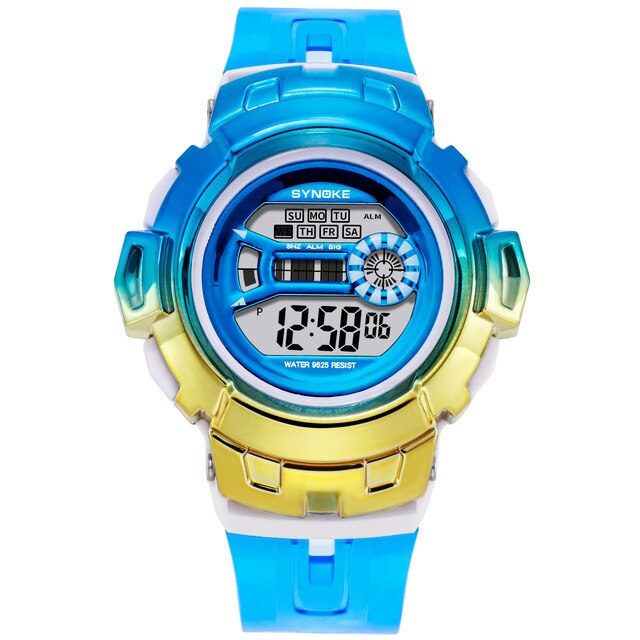 Multicolor Digital Girl's Watch