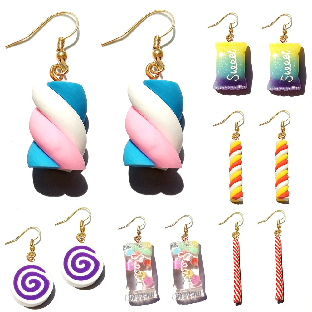 Resin Drop Earrings
