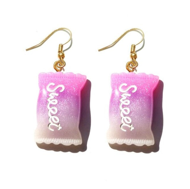 Resin Drop Earrings