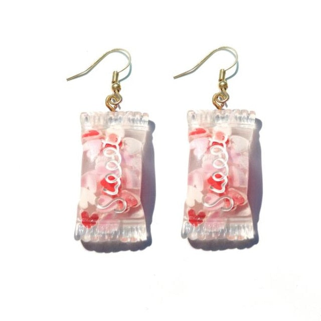 Resin Drop Earrings
