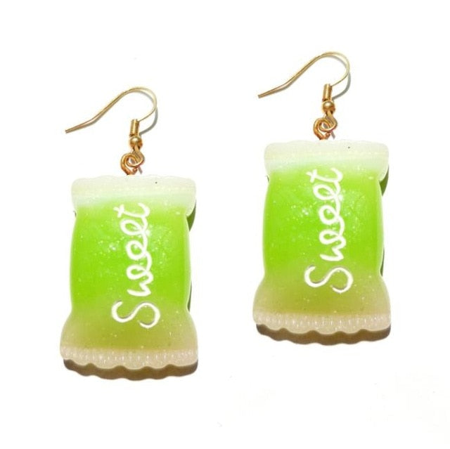 Resin Drop Earrings