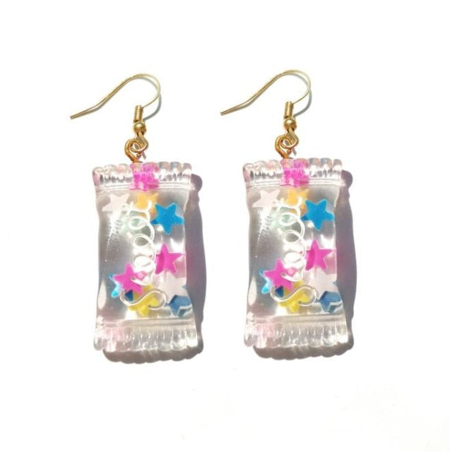Resin Drop Earrings