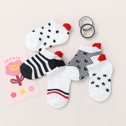 5 Pairs Lovely Short Socks