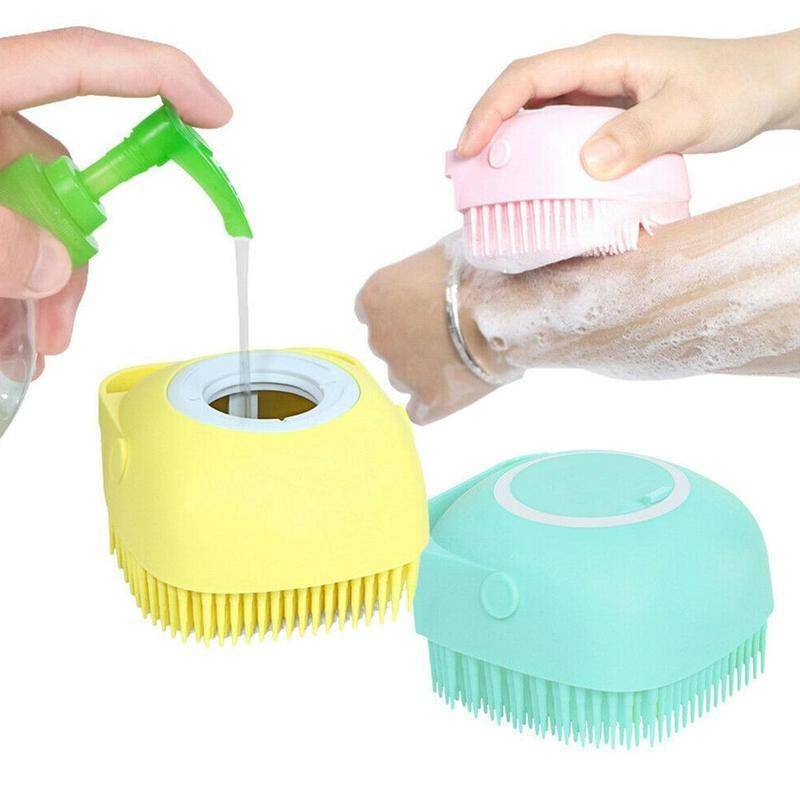Shower Brush With Soap Dispenser