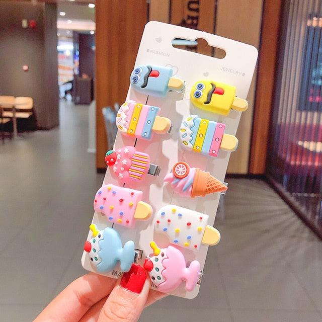 Cartoon Hair Clips 10PCS/Set