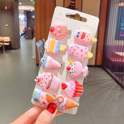 Cartoon Hair Clips 10PCS/Set