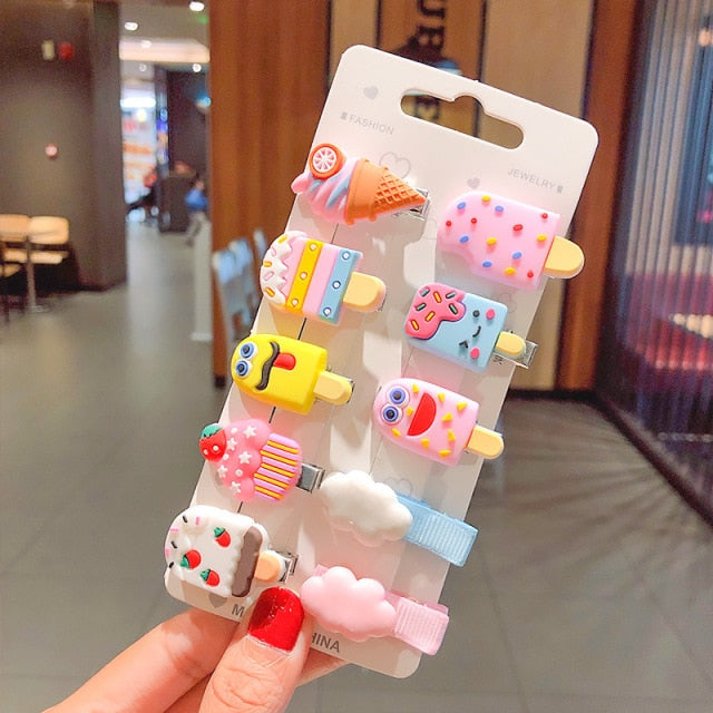 Cartoon Hair Clips 10PCS/Set