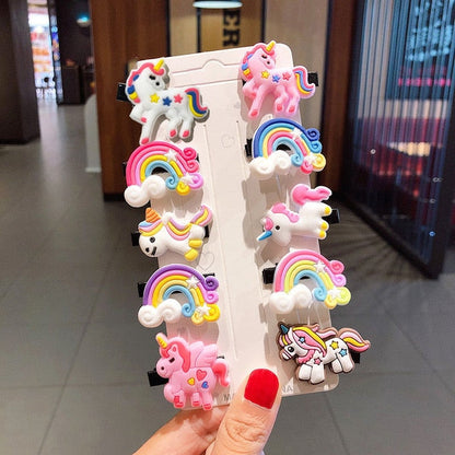 Cartoon Hair Clips 10PCS/Set