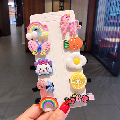 Cartoon Hair Clips 10PCS/Set