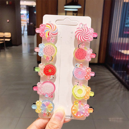 Cartoon Hair Clips 10PCS/Set