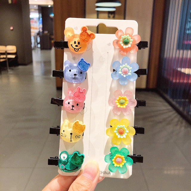 Cartoon Hair Clips 10PCS/Set