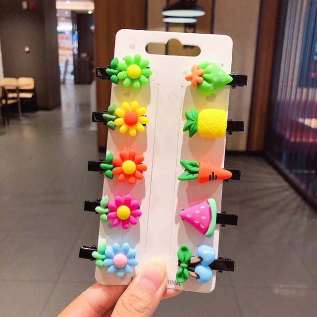 Cartoon Hair Clips 10PCS/Set