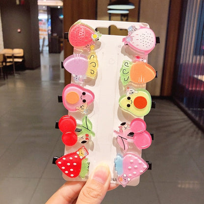 Cartoon Hair Clips 10PCS/Set