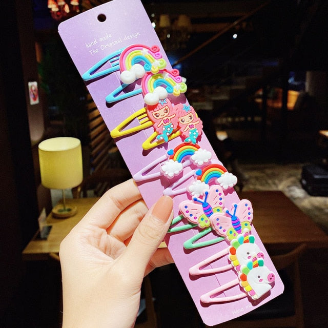 Cartoon Hair Clips 10PCS/Set