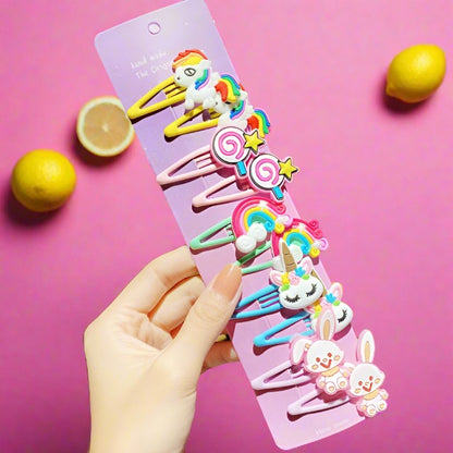 Cartoon Hair Clips 10PCS/Set