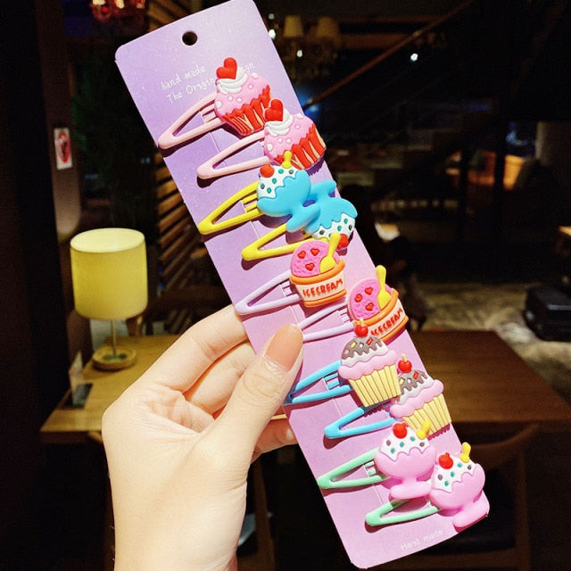 Cartoon Hair Clips 10PCS/Set