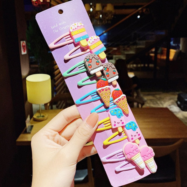 Cartoon Hair Clips 10PCS/Set