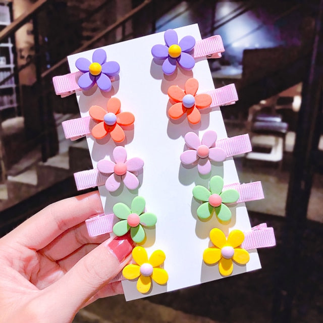 Cartoon Hair Clips 10PCS/Set