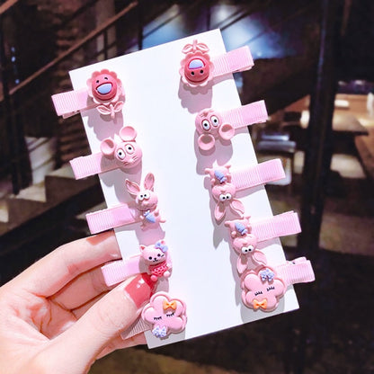 Cartoon Hair Clips 10PCS/Set