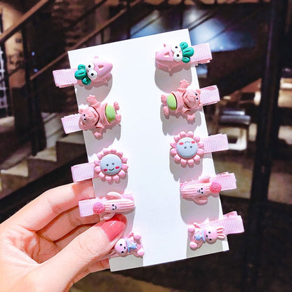 Cartoon Hair Clips 10PCS/Set