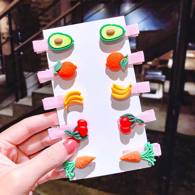 Cartoon Hair Clips 10PCS/Set