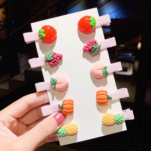 Cartoon Hair Clips 10PCS/Set