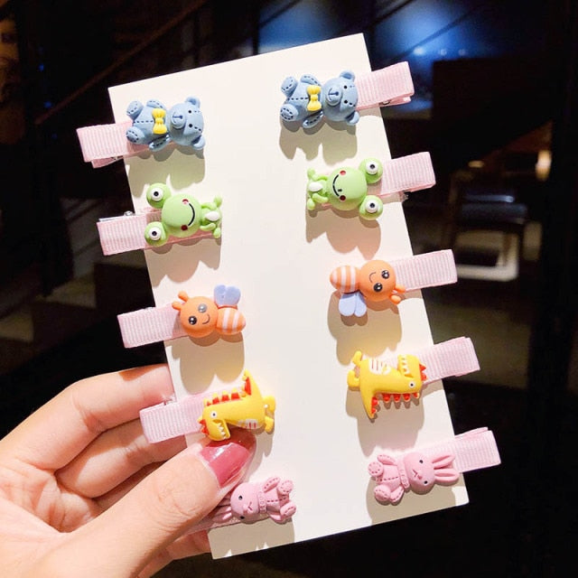 Cartoon Hair Clips 10PCS/Set