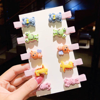 Cartoon Hair Clips 10PCS/Set