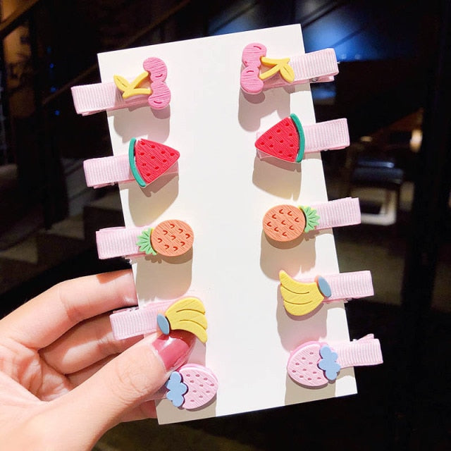Cartoon Hair Clips 10PCS/Set