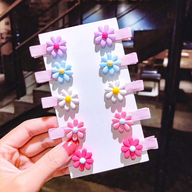 Cartoon Hair Clips 10PCS/Set
