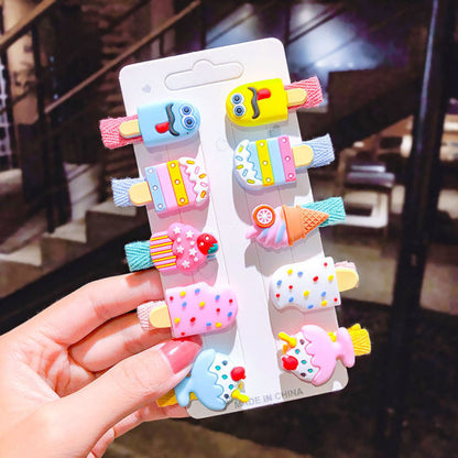 Cartoon Hair Clips 10PCS/Set