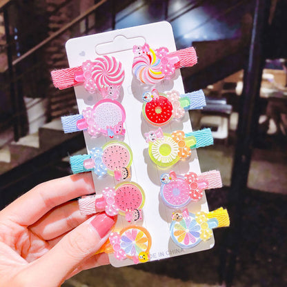 Cartoon Hair Clips 10PCS/Set
