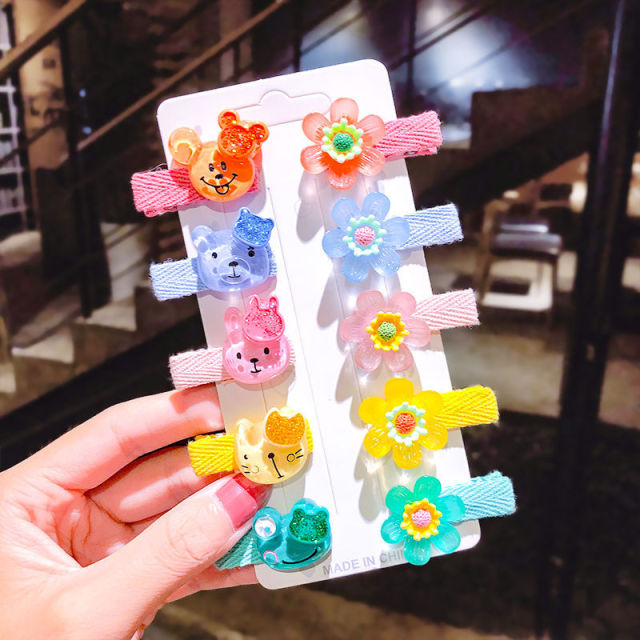 Cartoon Hair Clips 10PCS/Set