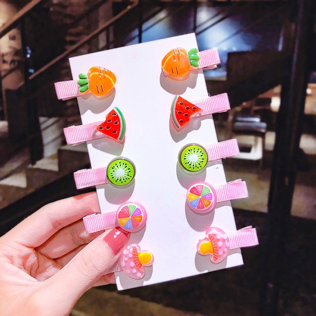 Cartoon Hair Clips 10PCS/Set
