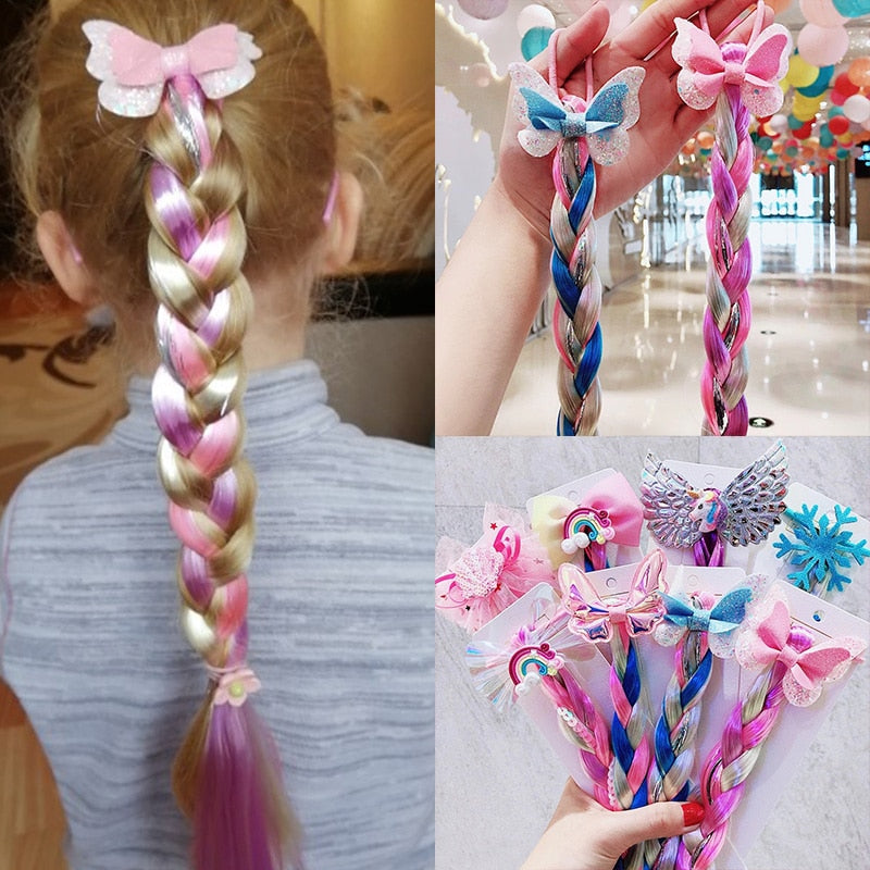Girls Cute Cartoon Bow Butterfly Hair Clip