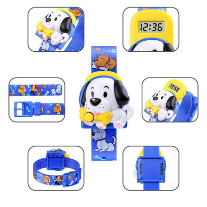 Cute Dog Digital Boy's Watch