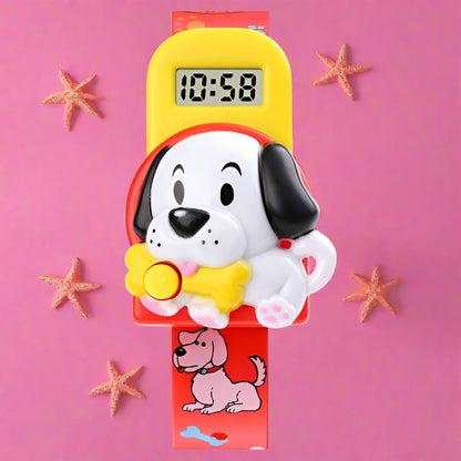 Cute Dog Digital Boy's Watch
