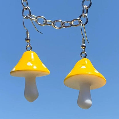 Funky Mushrooms Earrings