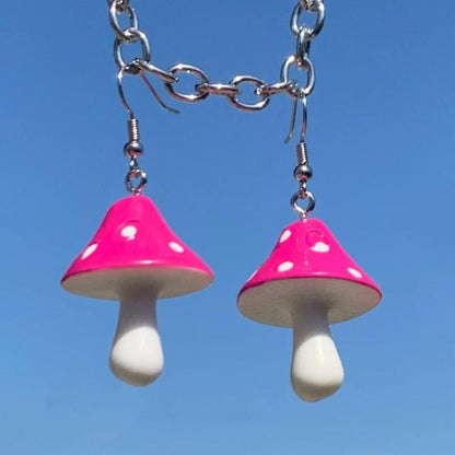 Funky Mushrooms Earrings