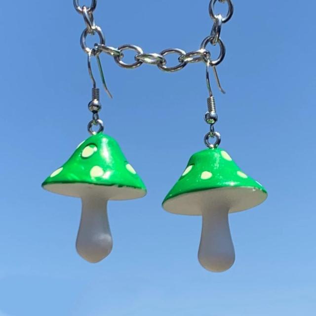 Funky Mushrooms Earrings