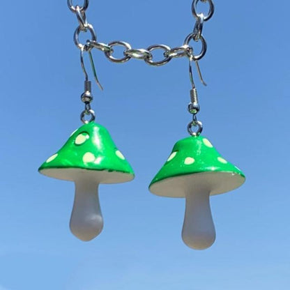 Funky Mushrooms Earrings
