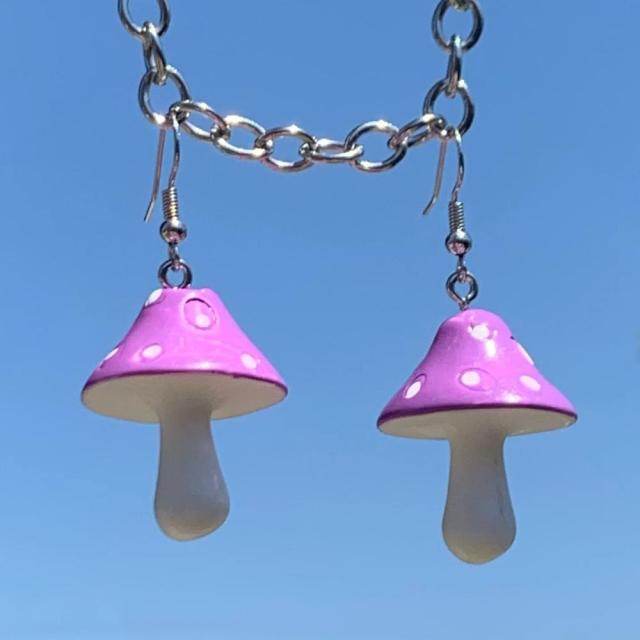Funky Mushrooms Earrings