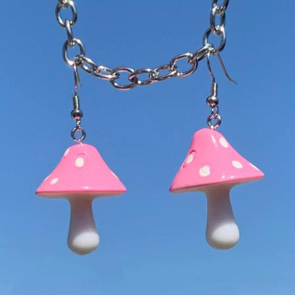 Funky Mushrooms Earrings