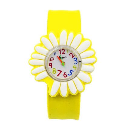 Girl's Flower Dial Educational Watch
