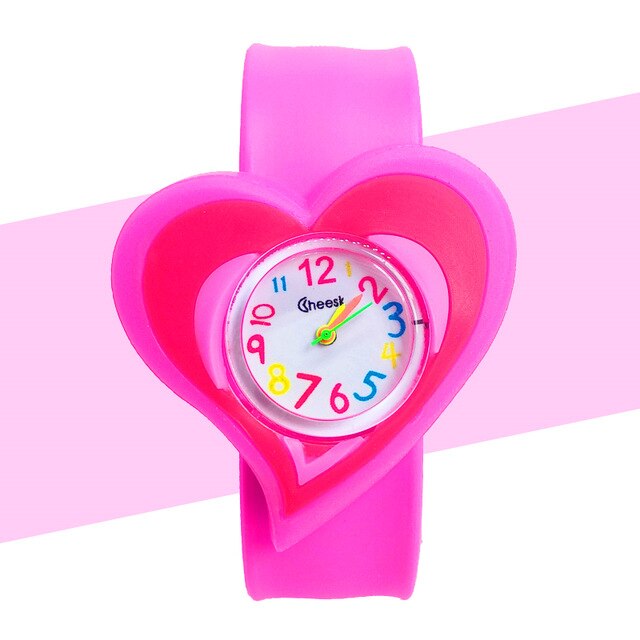 Girl's Educational Watch With "Heart Big Like That" Dial