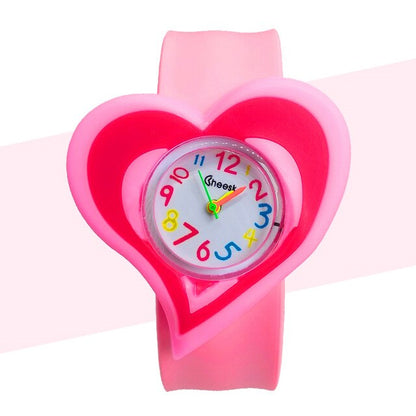 Girl's Educational Watch With "Heart Big Like That" Dial